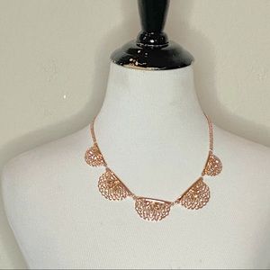 Bancroft Rosario Half Moon necklace - Rose Gold
